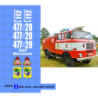 straż ifa w50 osp msciszow kalkomania 1:72