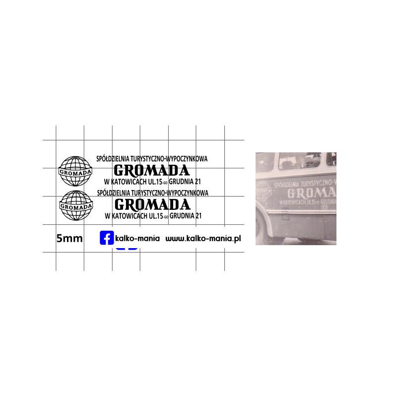 gromada autosan ikarus jelcz kalkomania 1:87