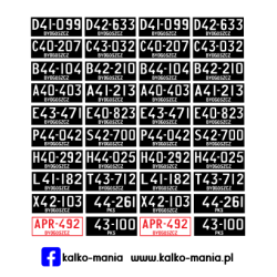 Bydgoskie 1950-1956 Tablice...