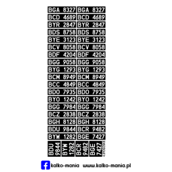 Bydgoskie 1976-2000 Tablice...