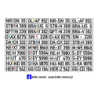 Niemcy RFN Tablice rejestracyjne 1:43