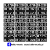 Wojskowe 1956-1976 Tablice rejestracyjne 1:43