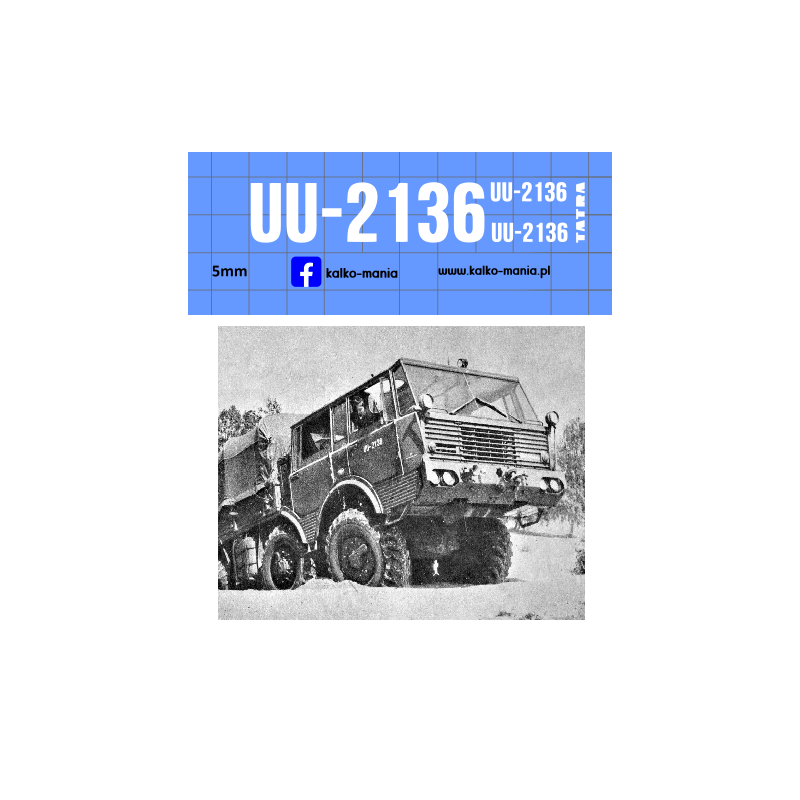 tatra 813 lwp wojsko kalkomania 1:43