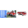 jelcz 004 krsg straż osp kalkomania 1:43