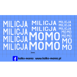 milicja zestaw bialy...