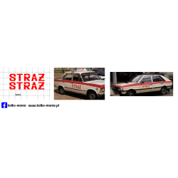 straz logo fiat 125p...