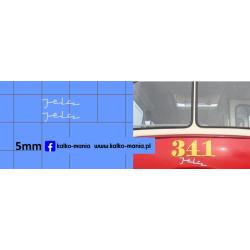 jelcz mex logo kalkomania 1:43