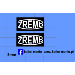 zremb logo kalkomania 1:43