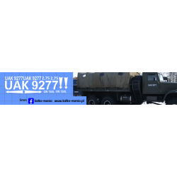 kraz 255 lwp kalkomania 1:43