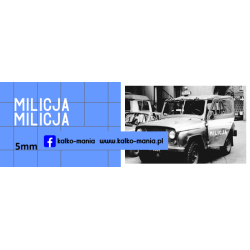 milicja uaz 469 kalkomania...