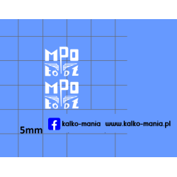 jelcz mpo lodz kalkomania 1:43