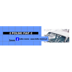 fiat 125p blenda na szybe...