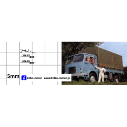 jelcz 315 logo kalkomania 1:43