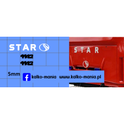 star 1142 logo kalkomania 1:43