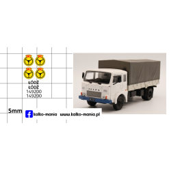 pks jelcz lodz kalkomania 1:43