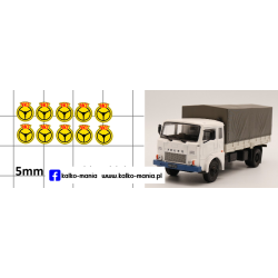 pks zestaw logo kalkomania...