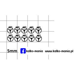 pks zestaw logo kalkomania...