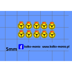 pks zestaw logo kalkomania...