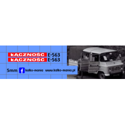 zuk lacznosc kalkomania 1:43