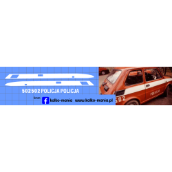 fiat 126p policja 502...