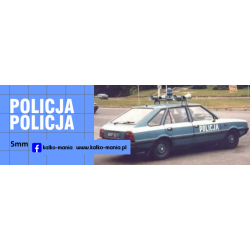 polonez policja kalkomania...