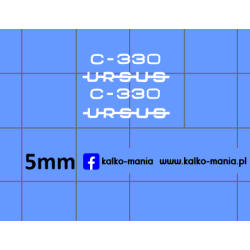 ursus c330 logo kalkomania...