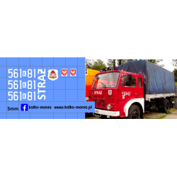 jelcz 325 straz kalkomania...