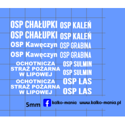 straz osp miejswosci...