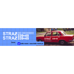 straz pożarna fiat 125p osp...