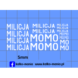 milicja zestaw bialy...
