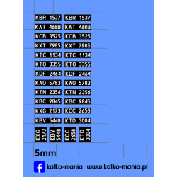 tablice 1976 katowickie...