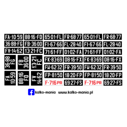 Łódzkie 1956-1976 Tablice...