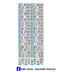 Śląskie 2000 Tablice...