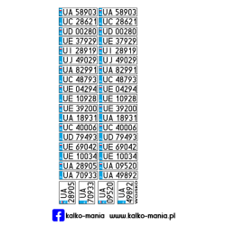 Wojskowe 2000 Tablice...