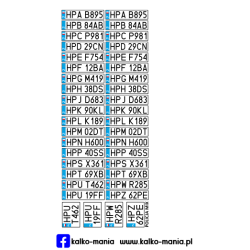 Policja 2000 Tablice...
