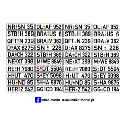 Niemcy RFN Tablice...